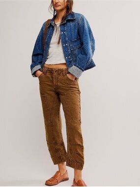 FREE PEOPLE We The Free Supersonic Slim Pants / Breen